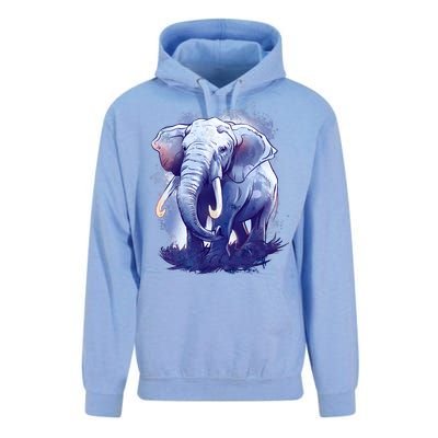 Elephant Colorful Art Unisex Surf Hoodie