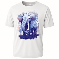 Elephant Colorful Art Performance Shirt