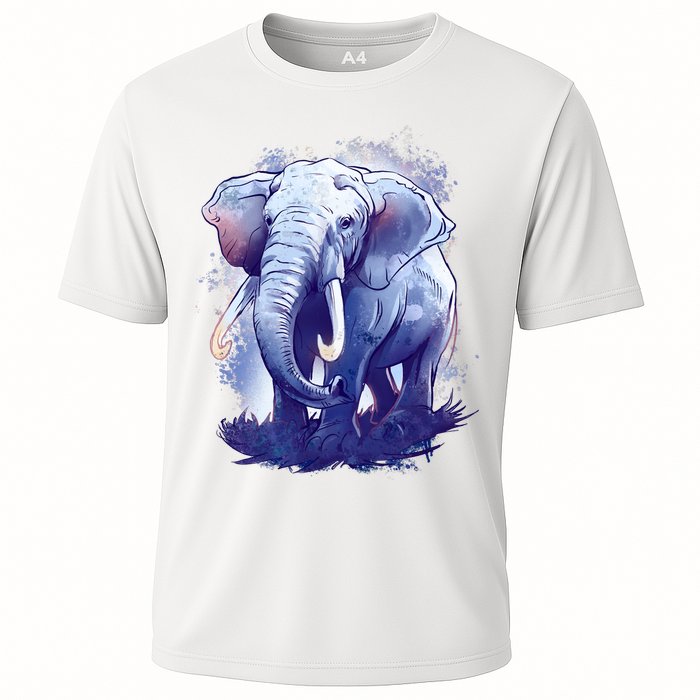 Elephant Colorful Art Performance Shirt