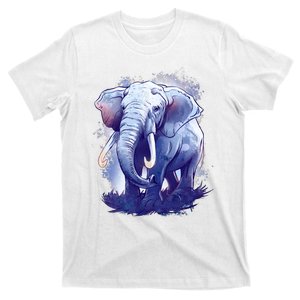 Elephant Colorful Art T-Shirt