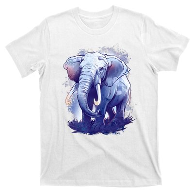 Elephant Colorful Art T-Shirt