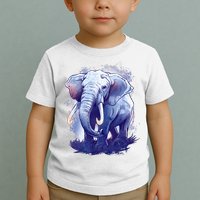 Elephant Colorful Art Toddler T-Shirt
