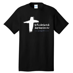 Easter Cross April Fool's Day Psalm 141 Christian Tall T-Shirt