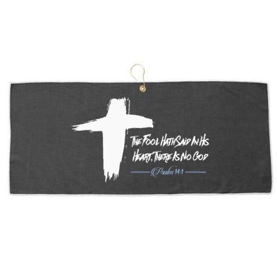 Easter Cross April Fool's Day Psalm 141 Christian Large Microfiber Waffle Golf Towel