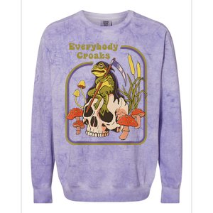 Everybody Croaks Apparel Colorblast Crewneck Sweatshirt