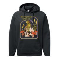 Everybody Croaks Apparel Performance Fleece Hoodie