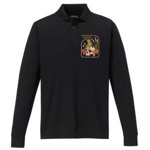 Everybody Croaks Apparel Performance Long Sleeve Polo