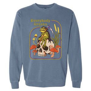 Everybody Croaks Apparel Garment-Dyed Sweatshirt