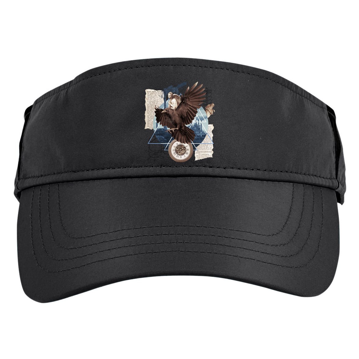 Eagle Collage Ancient Artifact Piece Adult Drive Performance Visor