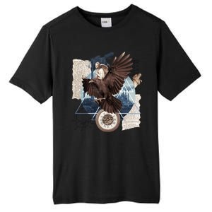 Eagle Collage Ancient Artifact Piece Tall Fusion ChromaSoft Performance T-Shirt