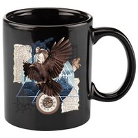 Eagle Collage Ancient Artifact Piece 11oz C Handle Ceramic Mug