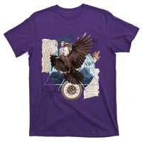 Eagle Collage Ancient Artifact Piece T-Shirt