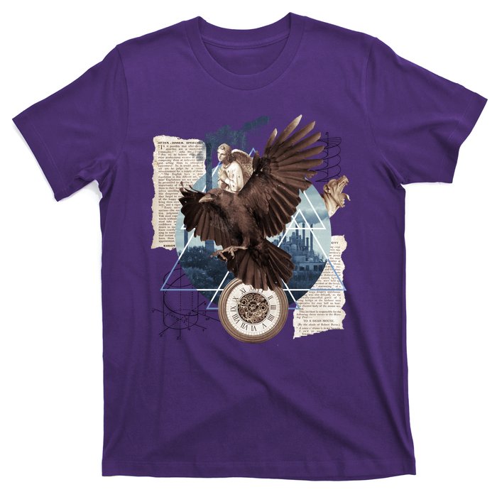 Eagle Collage Ancient Artifact Piece T-Shirt