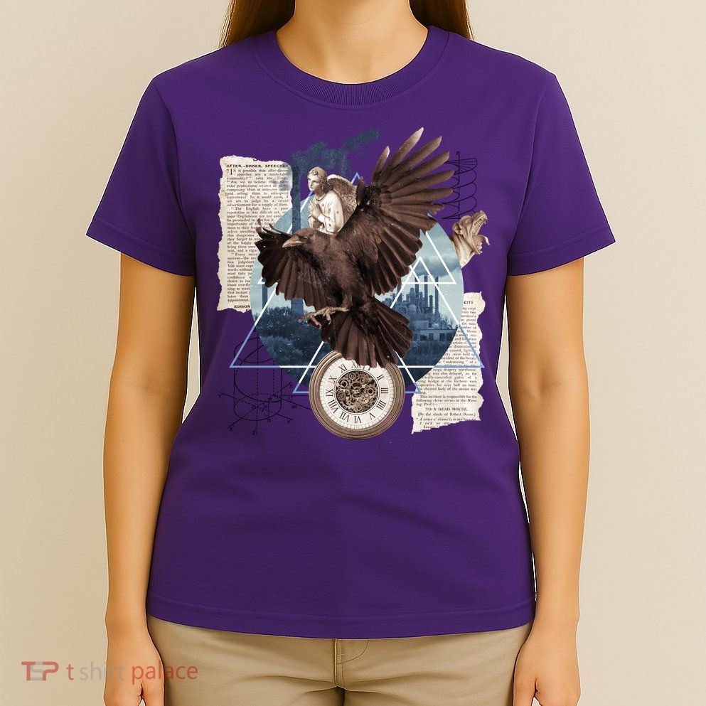 Eagle Collage Ancient Artifact Piece T-Shirt