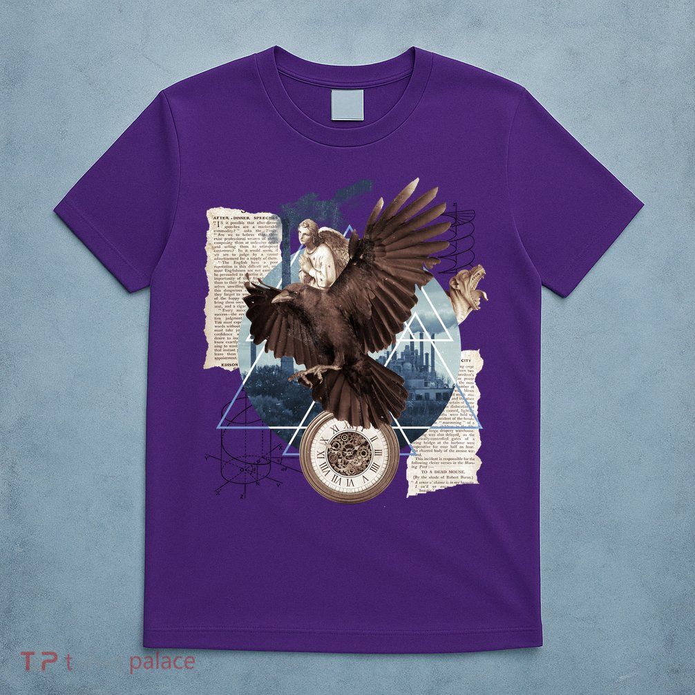 Eagle Collage Ancient Artifact Piece T-Shirt
