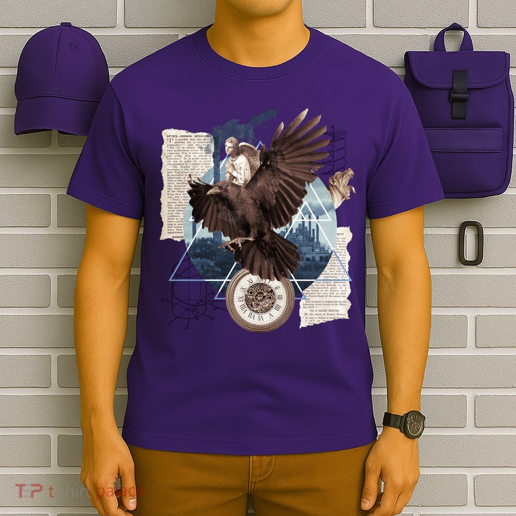Eagle Collage Ancient Artifact Piece T-Shirt