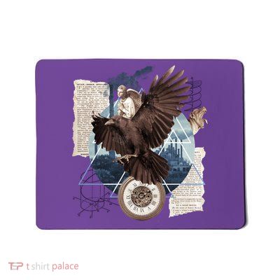 Eagle Collage Ancient Artifact Piece Mousepad