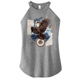 Eagle Collage Ancient Artifact Piece Women's Perfect Tri Rocker Tank