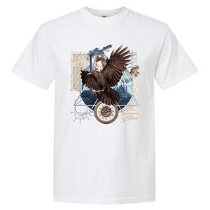 Eagle Collage Ancient Artifact Piece Garment-Dyed Heavyweight T-Shirt