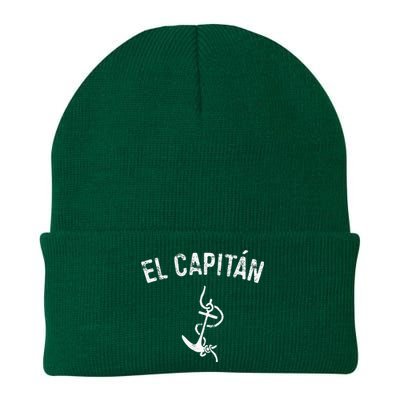 El Capitan Anchor Captain Skipper Knit Cap Winter Beanie