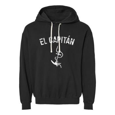 El Capitan Anchor Captain Skipper Garment-Dyed Fleece Hoodie