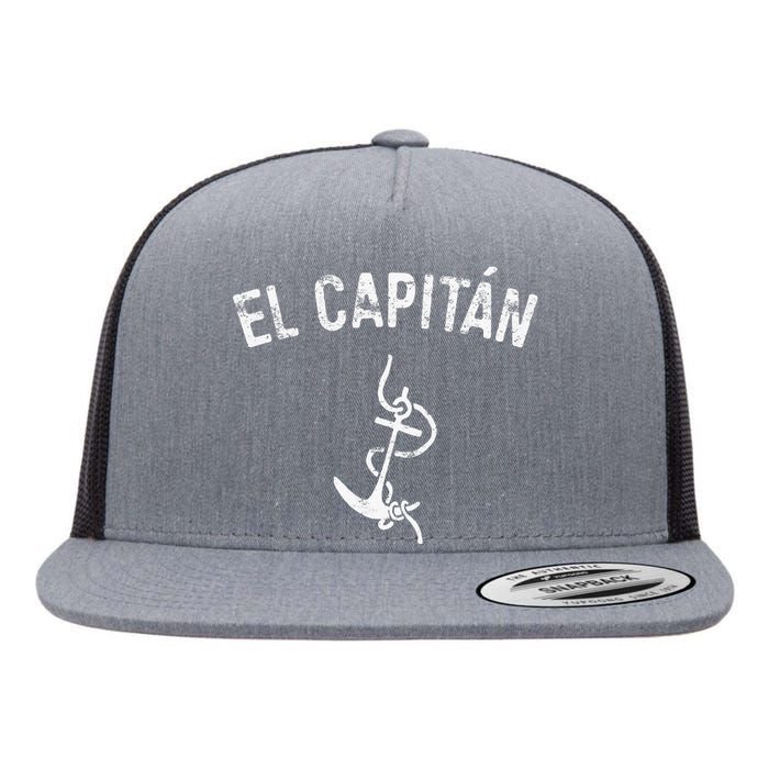 El Capitan Anchor Captain Skipper Flat Bill Trucker Hat