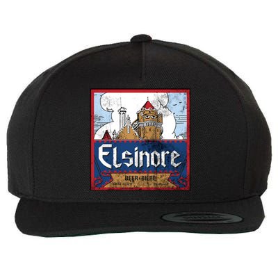 Elsinore Craft Beer Brewing Vintage Wool Snapback Cap