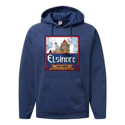 Elsinore Craft Beer Brewing Vintage Performance Fleece Hoodie