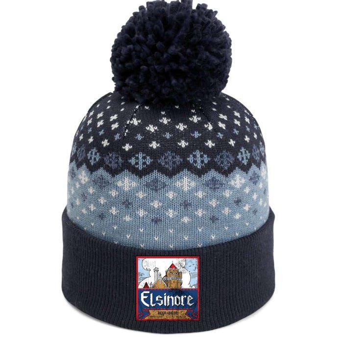 Elsinore Craft Beer Brewing Vintage The Baniff Cuffed Pom Beanie