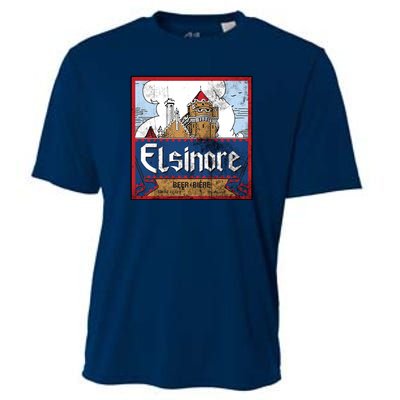 Elsinore Craft Beer Brewing Vintage Cooling Performance Crew T-Shirt