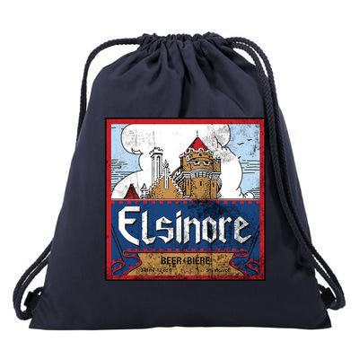 Elsinore Craft Beer Brewing Vintage Drawstring Bag