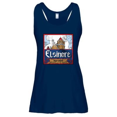 Elsinore Craft Beer Brewing Vintage Ladies Essential Flowy Tank