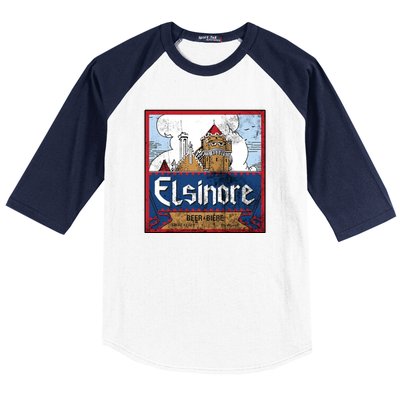 Elsinore Craft Beer Brewing Vintage Baseball Sleeve Shirt