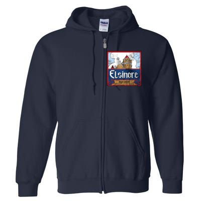 Elsinore Craft Beer Brewing Vintage Full Zip Hoodie