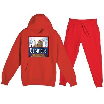 Elsinore Craft Beer Brewing Vintage Premium Hooded Sweatsuit Set