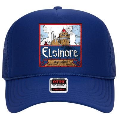 Elsinore Craft Beer Brewing Vintage High Crown Mesh Back Trucker Hat