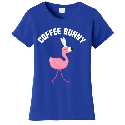 Easter Coffee Bunny Flamingo Candy Gift Spring Egg Gift Women's T-Shirt