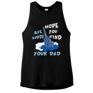 Elf Christmas Bye Buddyhopeyoufind Your Dad Hoodie Ladies PosiCharge Tri-Blend Wicking Tank