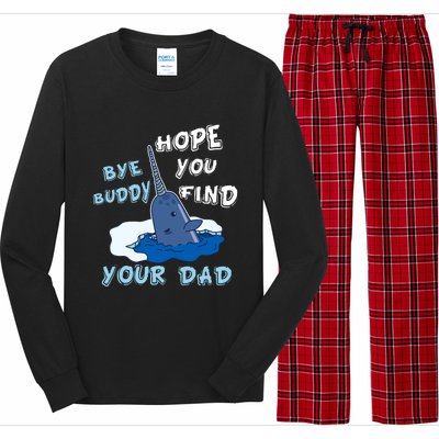 Elf Christmas Bye Buddyhopeyoufind Your Dad Hoodie Long Sleeve Pajama Set