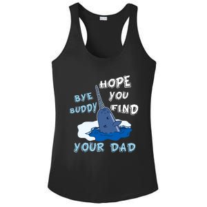 Elf Christmas Bye Buddyhopeyoufind Your Dad Hoodie Ladies PosiCharge Competitor Racerback Tank