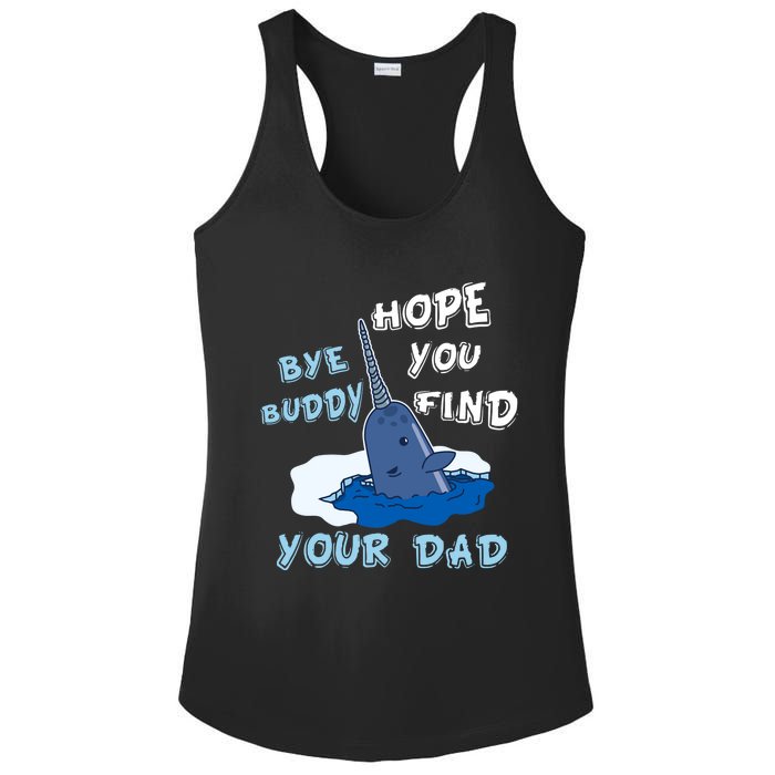 Elf Christmas Bye Buddyhopeyoufind Your Dad Hoodie Ladies PosiCharge Competitor Racerback Tank