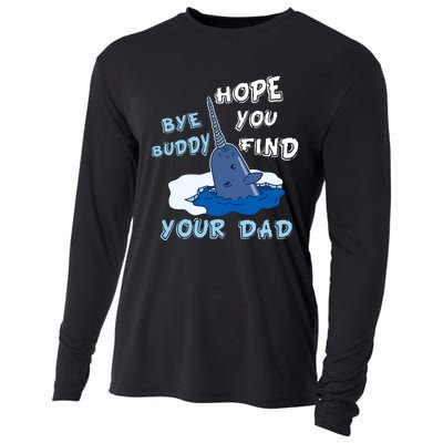 Elf Christmas Bye Buddyhopeyoufind Your Dad Hoodie Cooling Performance Long Sleeve Crew