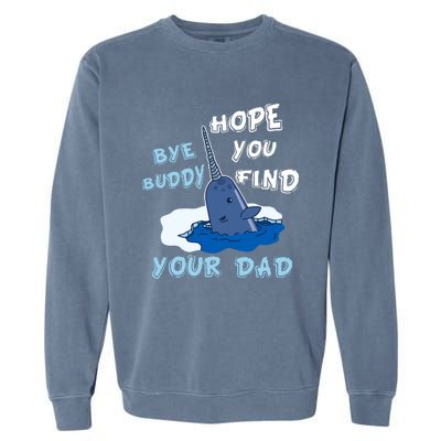 Elf Christmas Bye Buddyhopeyoufind Your Dad Hoodie Garment-Dyed Sweatshirt