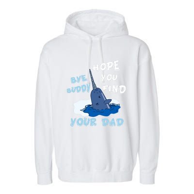 Elf Christmas Bye Buddyhopeyoufind Your Dad Hoodie Garment-Dyed Fleece Hoodie