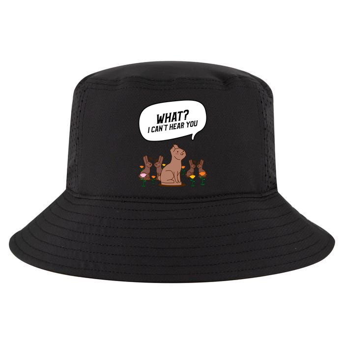 Easter Chocolate Bunny Rabbit Funny I Cant Hear You Cool Comfort Performance Bucket Hat