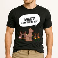 Easter Chocolate Bunny Rabbit Funny I Cant Hear You Performance Shirt
