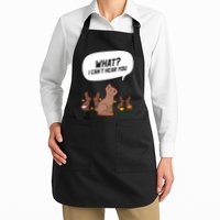 Easter Chocolate Bunny Rabbit Funny I Cant Hear You Apron