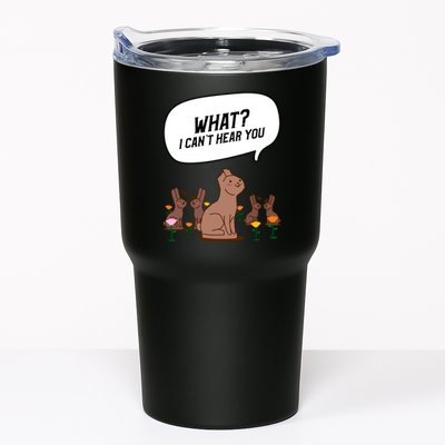 Easter Chocolate Bunny Rabbit Funny I Cant Hear You Tumbler