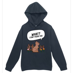 Easter Chocolate Bunny Rabbit Funny I Cant Hear You Urban Pullover Hoodie