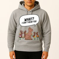 Easter Chocolate Bunny Rabbit Funny I Cant Hear You Hoodie